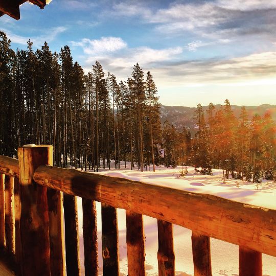 Winter home in Montana. 